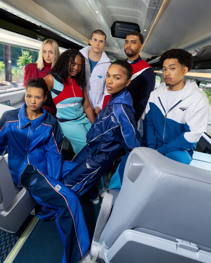 Students traveling during a study experience as part of the Fashion Design Management program.
