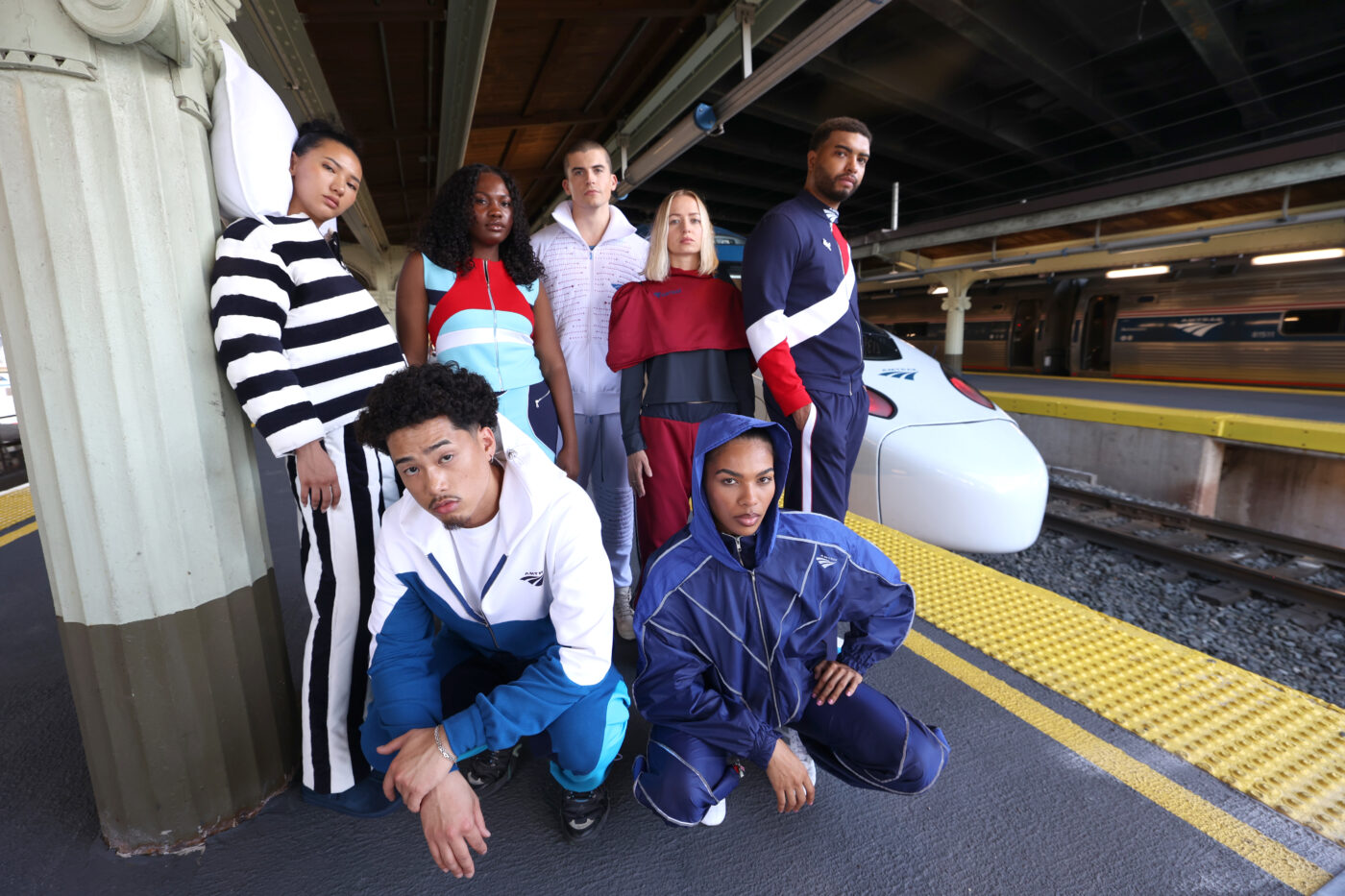 Fashion Design Management students during their study experience in New York City.